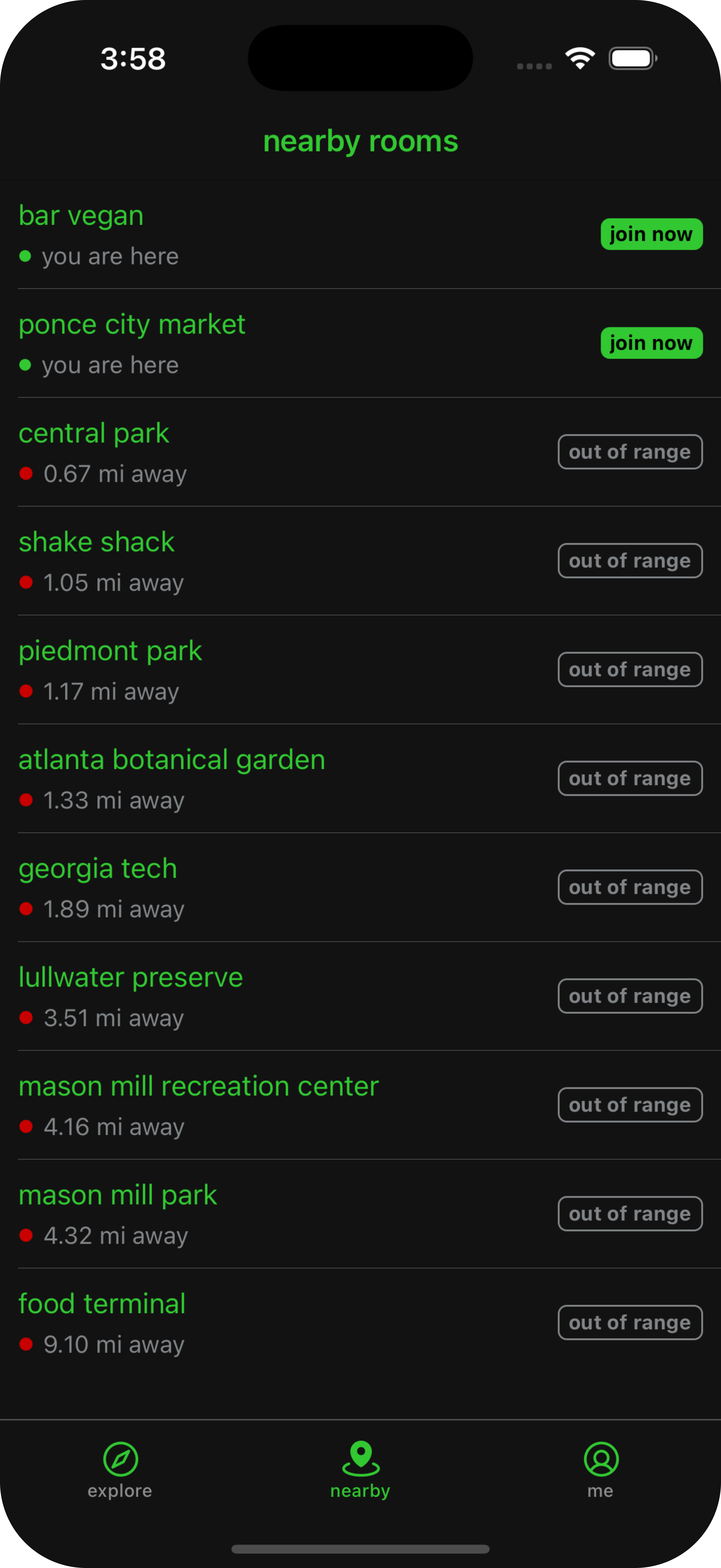 Rooms Nearby